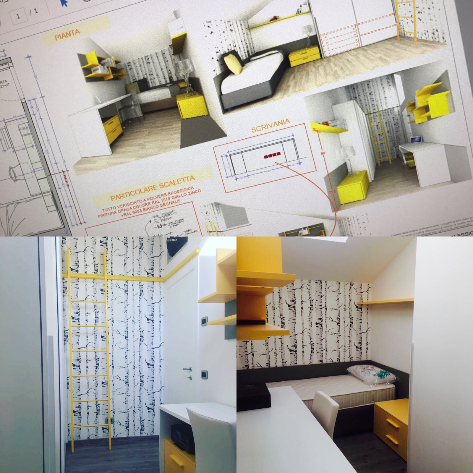 Progetto&Realizzazione stanza ragazzi