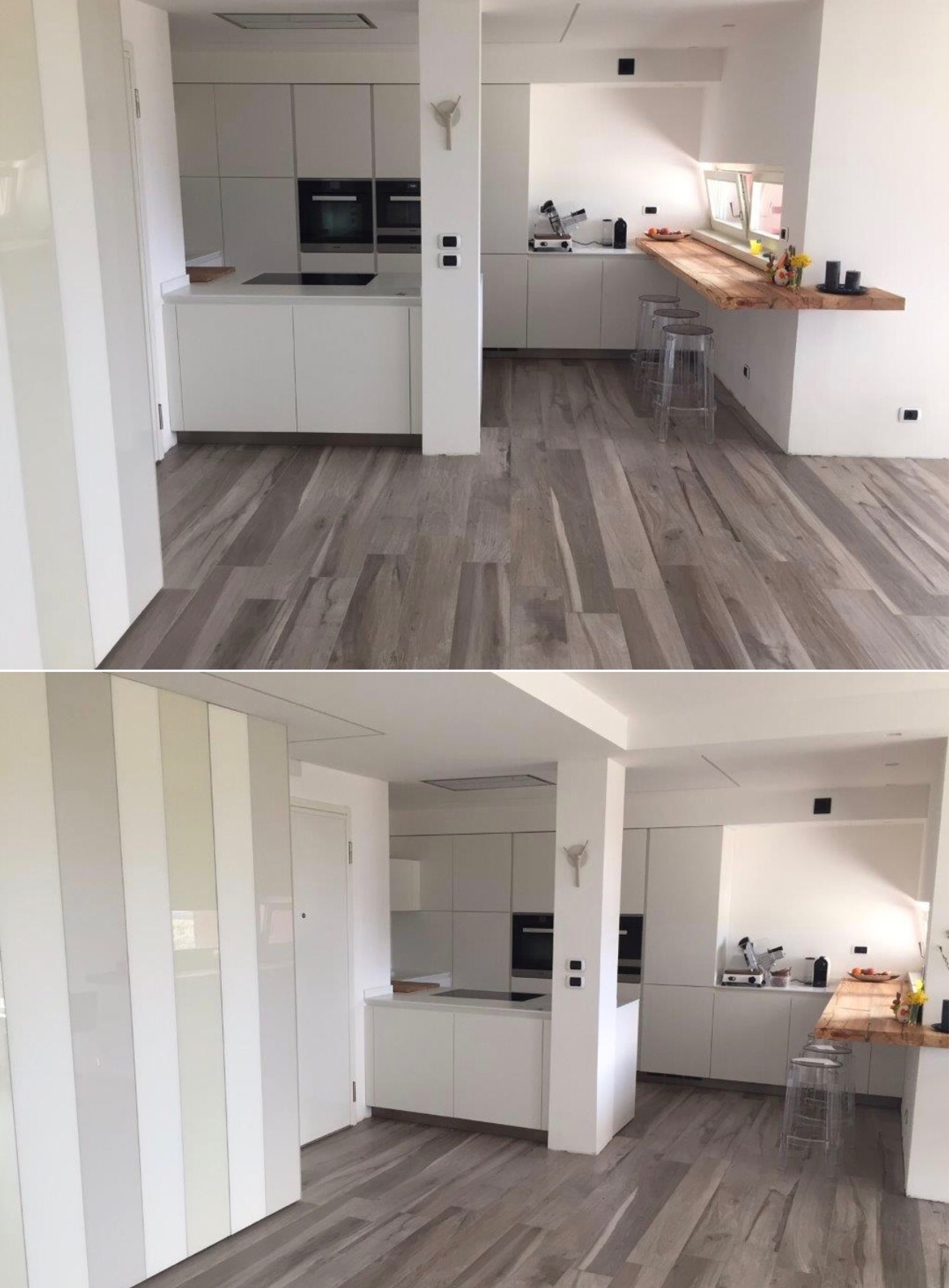 casa privata . progetto cucina soggiorno
