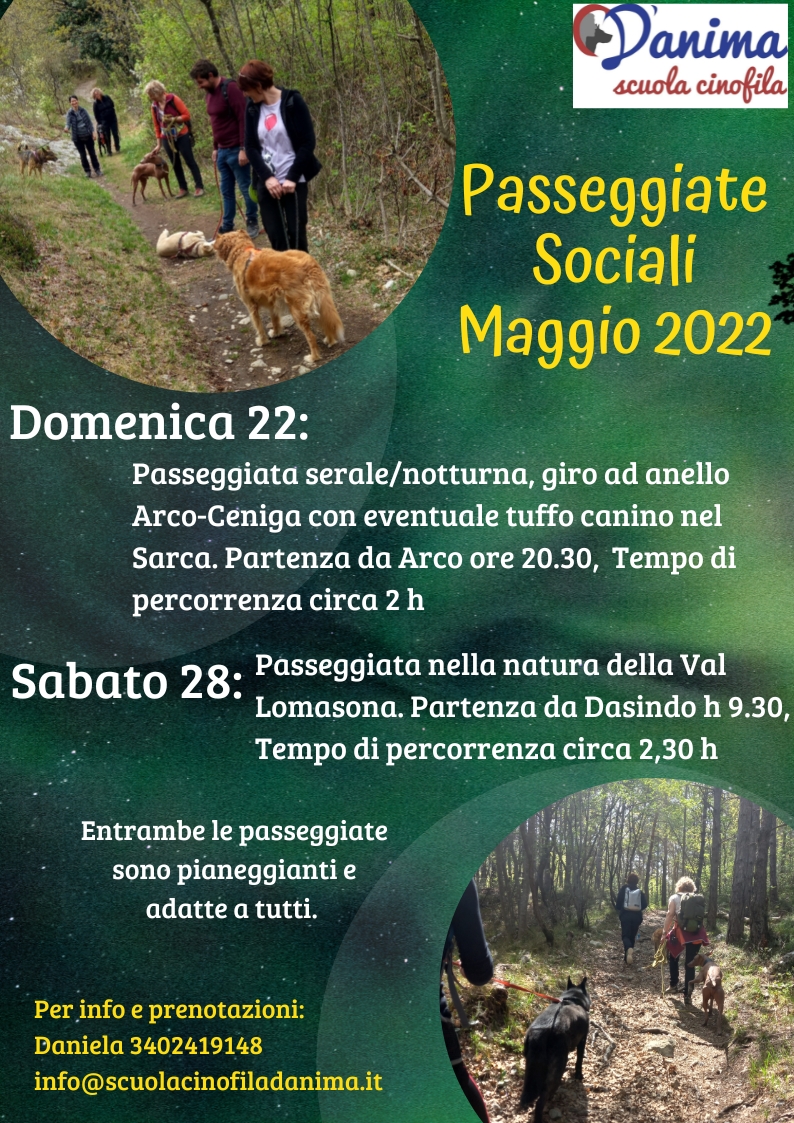 Passeggiate Sociali Maggio