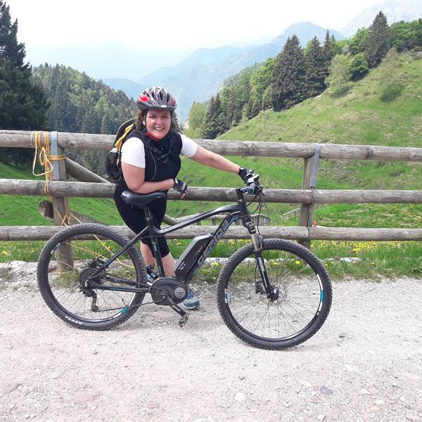 Outdoor  con la mia e bike Le montagne della Valle di Ledro