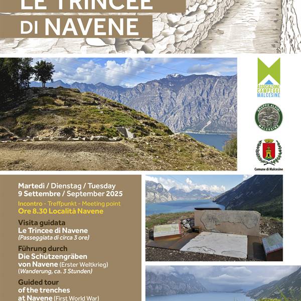 Guided trekking to the trenches of Malcesine