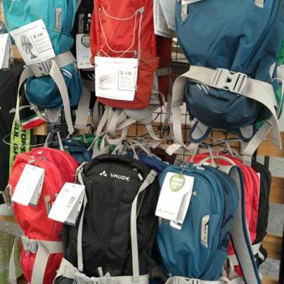 bike wear and bike backpack vaude