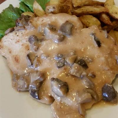 scaloppine ai funghi