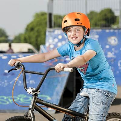Abus Helme - Scraper Kid - Fahrradverleih Gardasee - Mandelli Bike - abus center