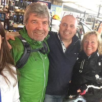 Freunde aus Ammersee Barbara und Gerhard - Fahrradverleih Gardasee - Bike rent - Bike wear