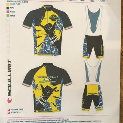 Bike wear giallo fluo unisex - Fahrradverleih Gardasee - Bike rent Torbole sul Garda