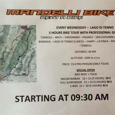 TOUR WEDNESDAY - Bike tour - Mandelli Bike Fahrradverleih Gardasee - Bike wear