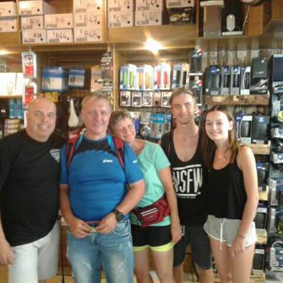 familie Guido Schellenberg   super gaeste fahrradverleih gardasee bike tour