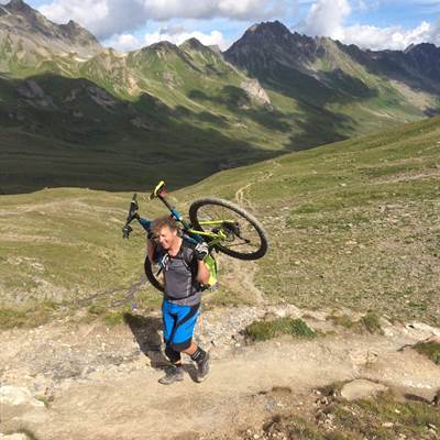 bike transalp Jochen und freund  centurion Numinis gardasee torbole fahrradverleih