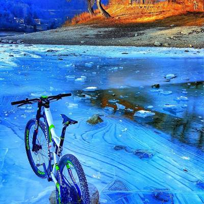 lago di tenno gennaio 2017 torbole bike  rent  lake garda  noleggio bici  bike wear