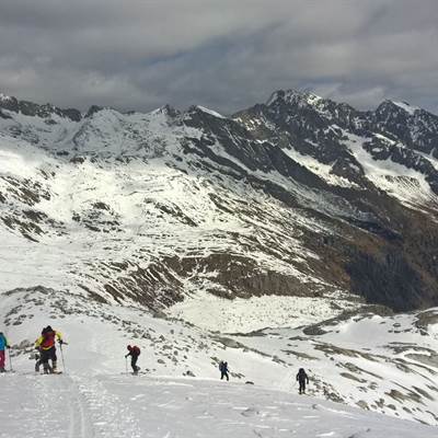Ski touring Adamello Group
