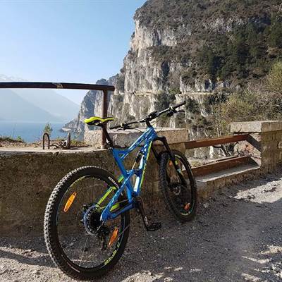 ponale torbole bike touren gardasee fahrradverleih