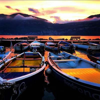 boat and lake