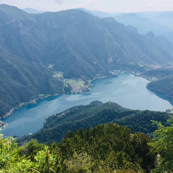 Mezzolago - Ledro - panorama dal Monte Corno -