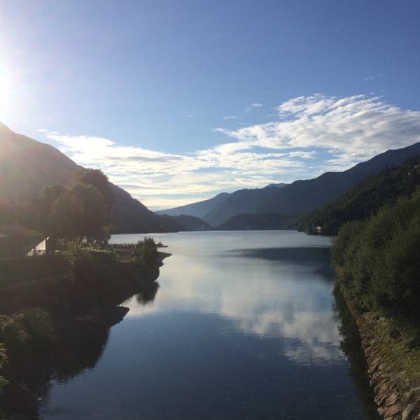 buona giornata dal Lago di Ledro