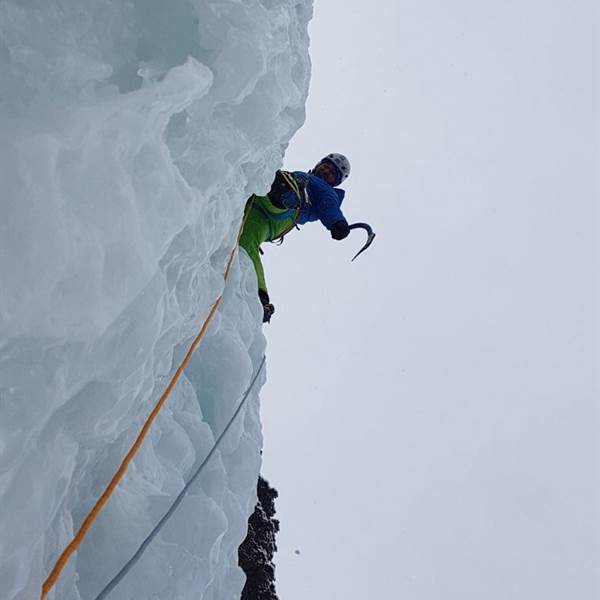 Ice climbing Canada