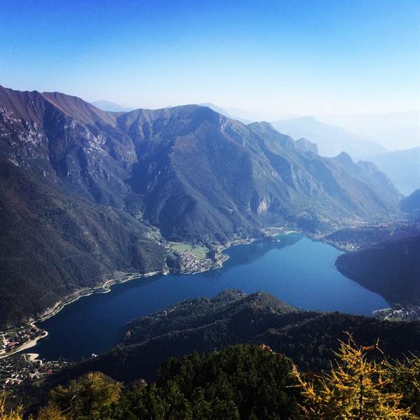 vista da Monte Corno  - Lago di Ledro - Hotel Mezzolago