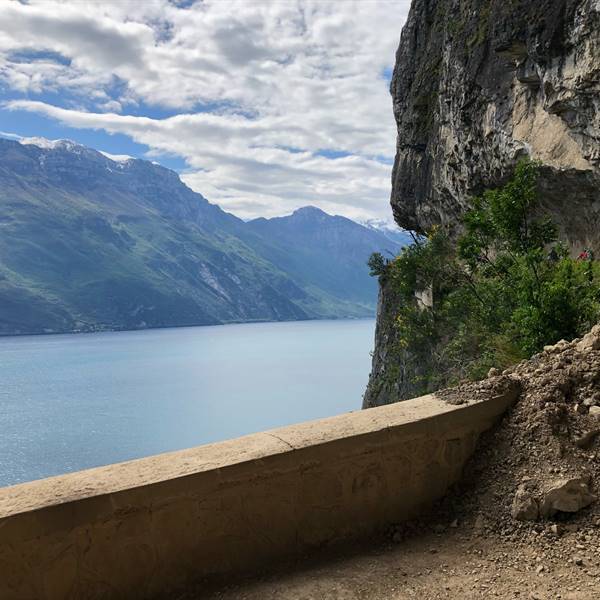 ponale riva del garda fahrradverleih am gardasee