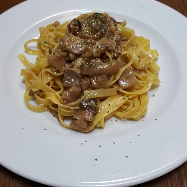 Tagliatelle ai funghi #kapuzinerriva