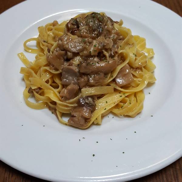 Tagliatelle ai funghi #kapuzinerriva