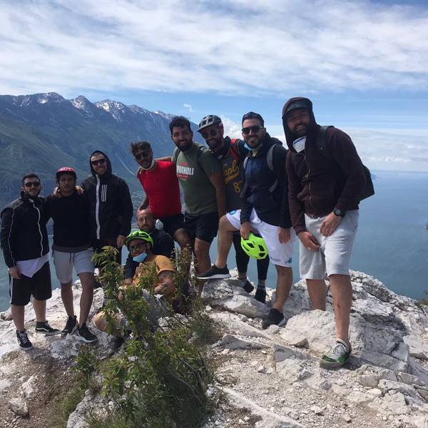 punta larici amici della PIZZERIA SUD di Riva fahrradverleih am gardasee