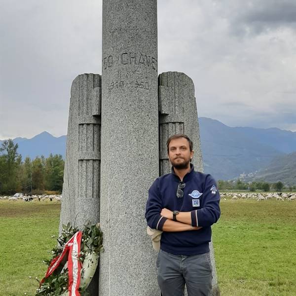 10 ottobre 2020 - Domodossola: Monumento a Geo Chavez