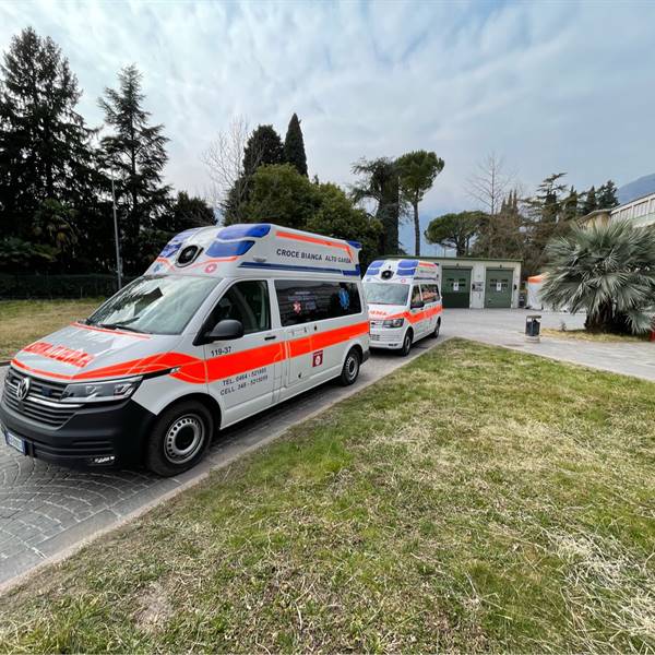 ambulanze presso l’ospedale di arco