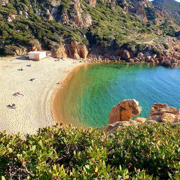 Vista dall' alto di Costa Paradiso