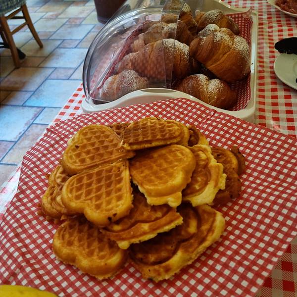 Waffel fatti in casa #colazioni #hotelvittoria #homemade #rivadelgarda 