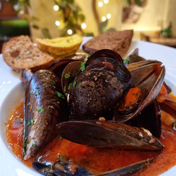 cozze  fritte #kapuziner #rivadelgarda #lagodigarda #mangiarebene