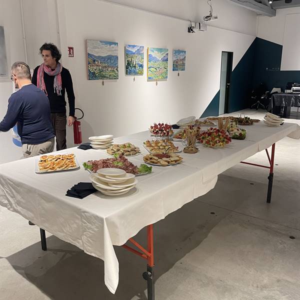 Inaugurazione venerdì 5 gennaio 2024 - Alcuni scatti della serata d'inaugurazione di BHb Gallery presso BHub Sala Corsi