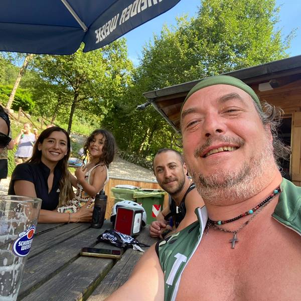 one of the best tour ever! - lago di Tenno - with guests Yasin, Dilek, Ali and Alisa