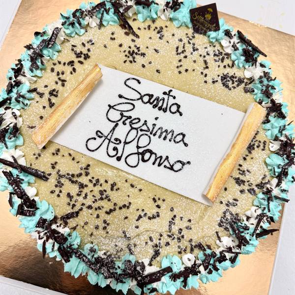 pan di Spagna con crema al pistacchio