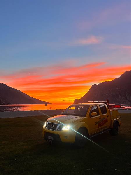 Soccorso Stradale al tramonto Lago di Garda