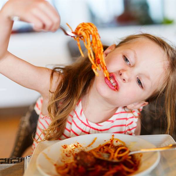 Happy children, even at the table!