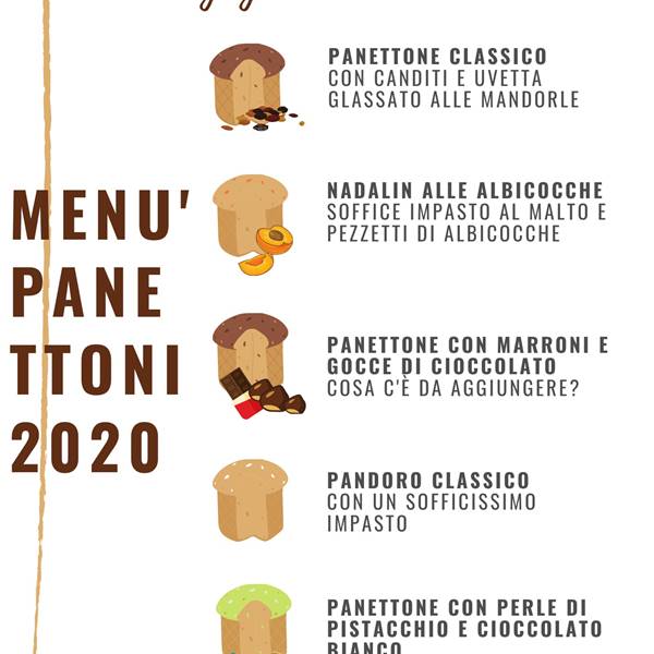 Menù Panettoni 2020