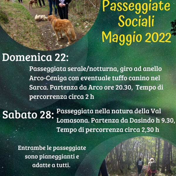 Passeggiate Sociali Maggio