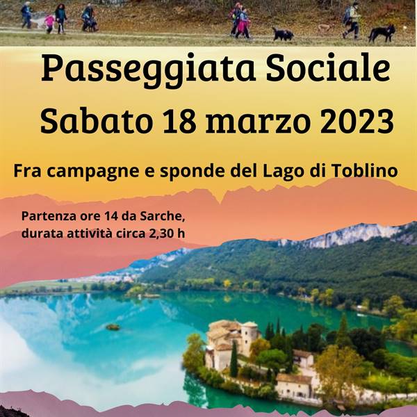 Passeggiata sociale Lago di Toblino