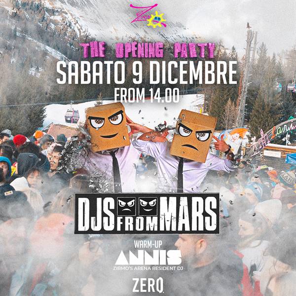 Djs From Mars - THE WINTER OPENING PARTY