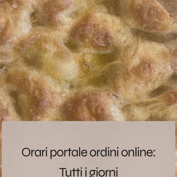 Orari portale ordini online
