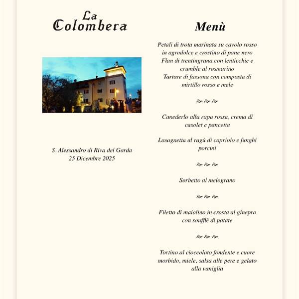 menù Pranzo di Natale