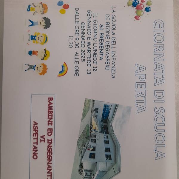 Giornate di scuola aperta