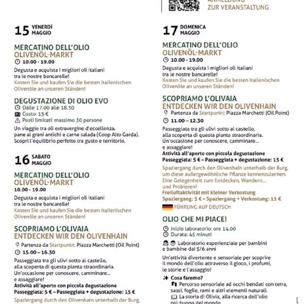 FESTIVAL DELL'OLIO - OLIVE OIL FESTIVAL